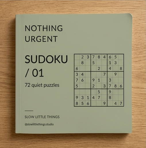 Nothing Urgent — Sudoku / 01 — original book cover
